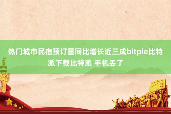   热门城市民宿预订量同比增长近三成bitpie比特派下载比特派 手机丢了