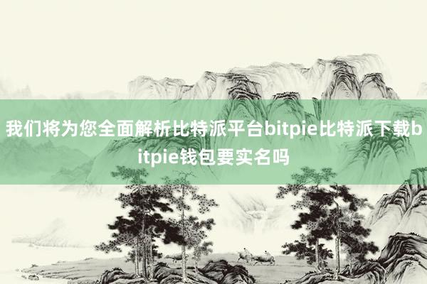 我们将为您全面解析比特派平台bitpie比特派下载bitpie钱包要实名吗