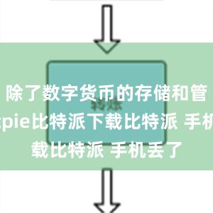   除了数字货币的存储和管理bitpie比特派下载比特派 手机丢了