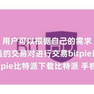   用户可以根据自己的需求选择合适的交易对进行交易bitpie比特派下载比特派 手机丢了