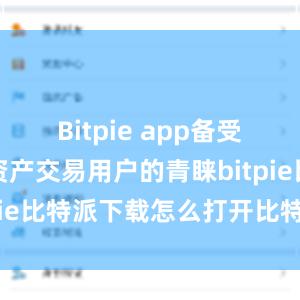   Bitpie app备受广大数字资产交易用户的青睐bitpie比特派下载怎么打开比特派官网