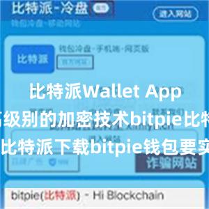 比特派Wallet App采用了最高级别的加密技术bitpie比特派下载bitpie钱包要实名吗