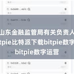 山东金融监管局有关负责人说bitpie比特派下载bitpie数字运营