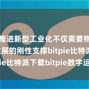 推进新型工业化不仅需要物质技术发展的刚性支撑bitpie比特