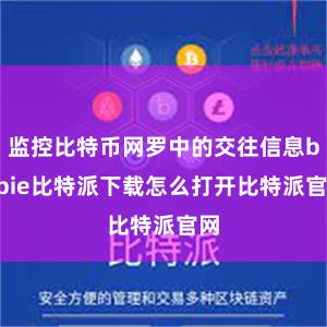 监控比特币网罗中的交往信息bitpie比特派下载怎么打开比特