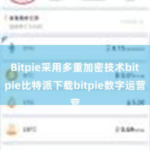 Bitpie采用多重加密技术bitpie比特派下载bitpie数字运营