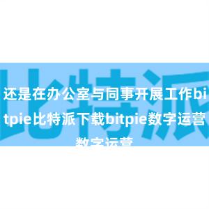 还是在办公室与同事开展工作bitpie比特派下载bitpie数字运营