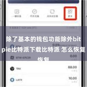 除了基本的钱包功能除外bitpie比特派下载比特派 怎么恢复