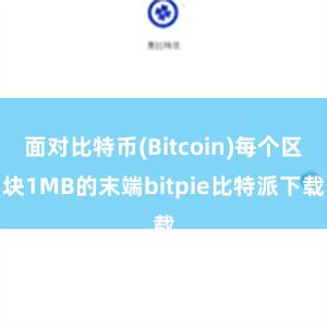 面对比特币(Bitcoin)每个区块1MB的末端bitpie比特派下载